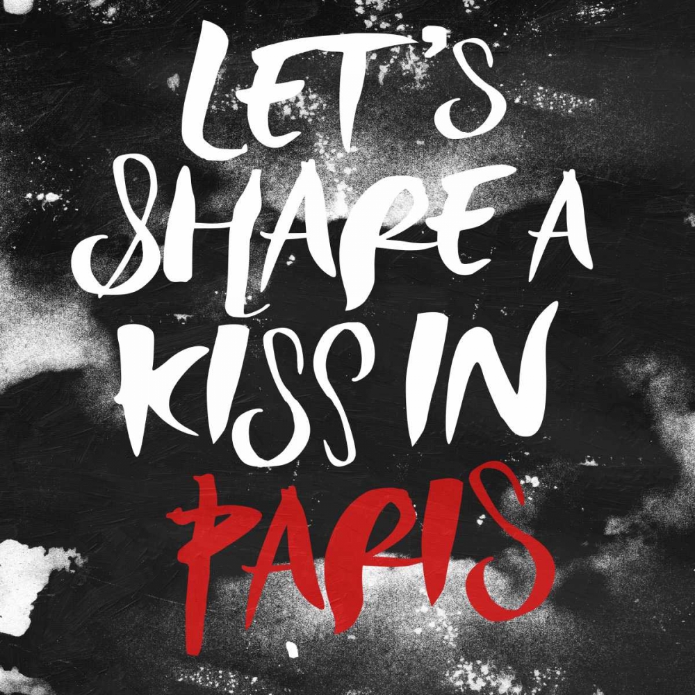 Kiss In Paris art print by OnRei for $57.95 CAD