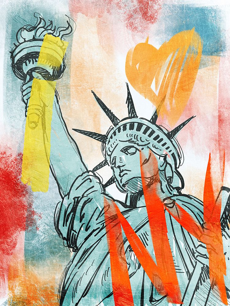 NY Icon Graff art print by OnRei for $57.95 CAD