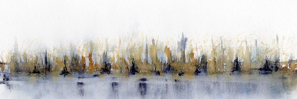 Abstract Blue Sienna art print by Patti Bishop for $57.95 CAD