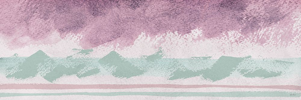 Pink Green Modern 3 art print by Patti Bishop for $57.95 CAD