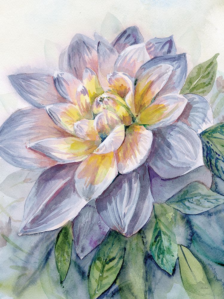 Dahlia Blue 2 art print by Patti Bishop for $57.95 CAD