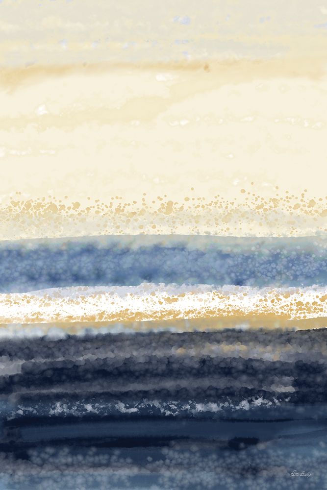 Abstract Midnight Blue 1 art print by Patti Bishop for $57.95 CAD