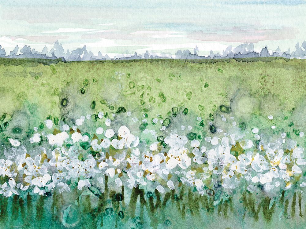 Abstract White Field 4 art print by Patti Bishop for $57.95 CAD