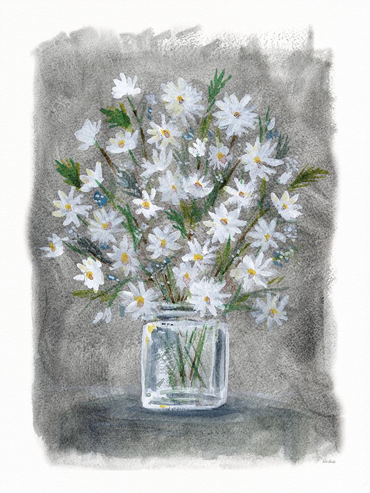 White Daisies 1 V2 art print by Patti Bishop for $57.95 CAD