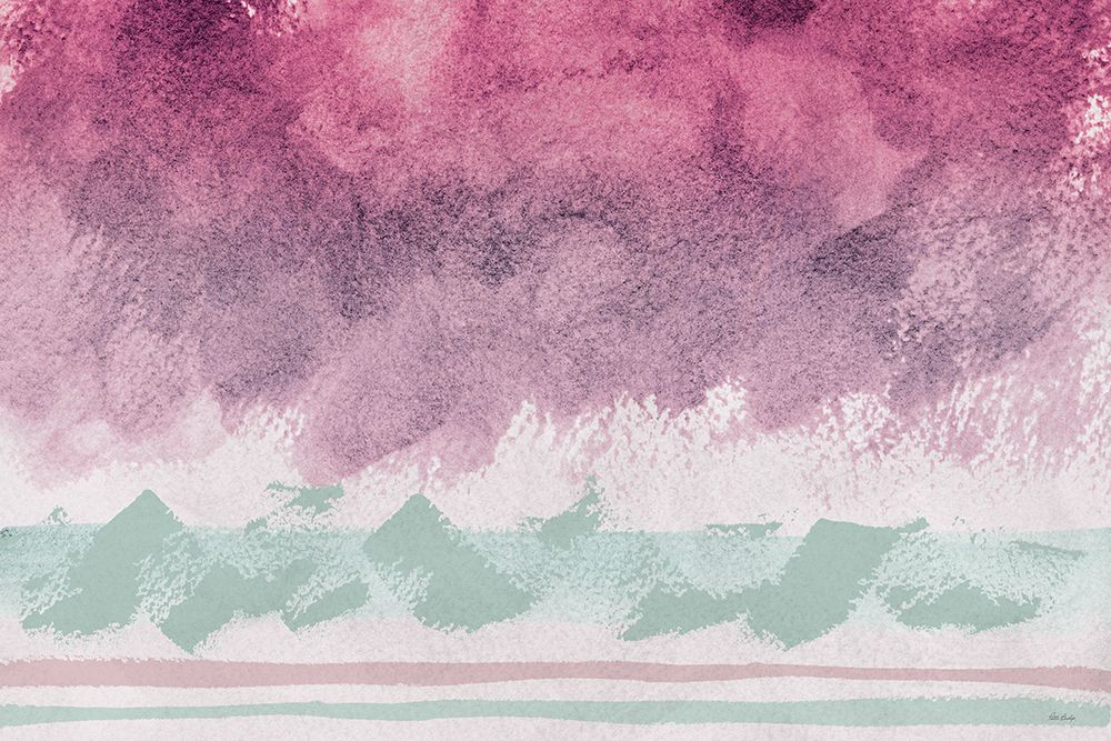 Pink Greens Modern art print by Patti Bishop for $57.95 CAD