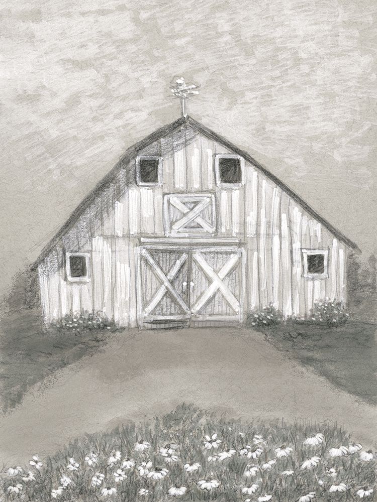 Natural Barn Lane Flowers art print by Patti Bishop for $57.95 CAD