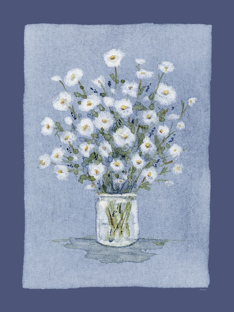 Daisies On Future Dusk Canvas art print by Patti Bishop for $57.95 CAD