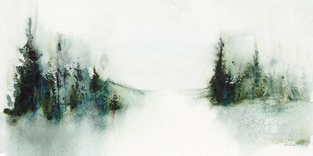 Pine Trees Landscape art print by Patti Bishop for $57.95 CAD