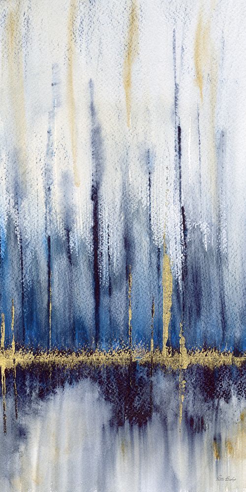 Indigo With Gold 1 art print by Patti Bishop for $57.95 CAD