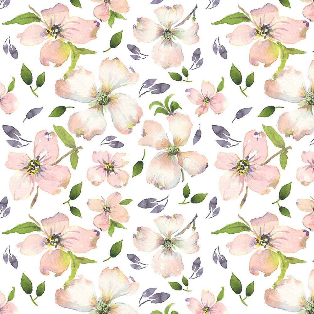 Dogwood Pattern art print by Patti Bishop for $57.95 CAD