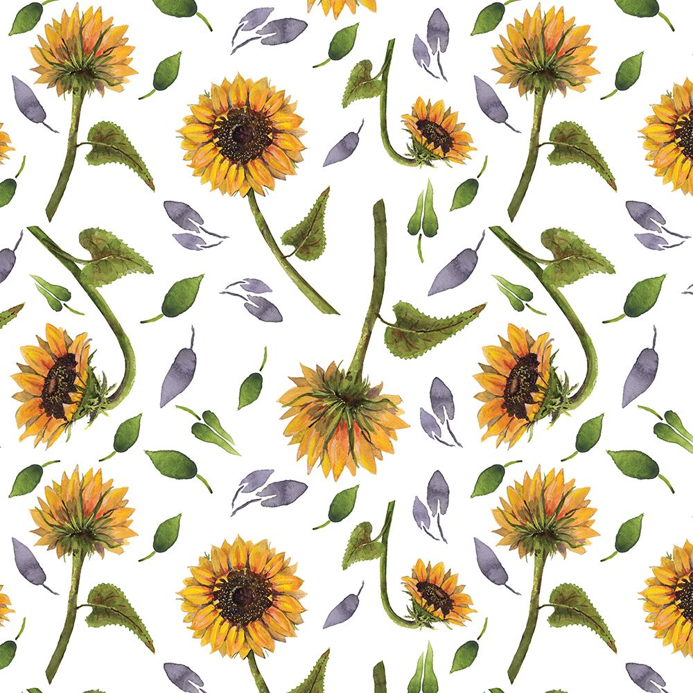 Sunflower Pattern art print by Patti Bishop for $57.95 CAD