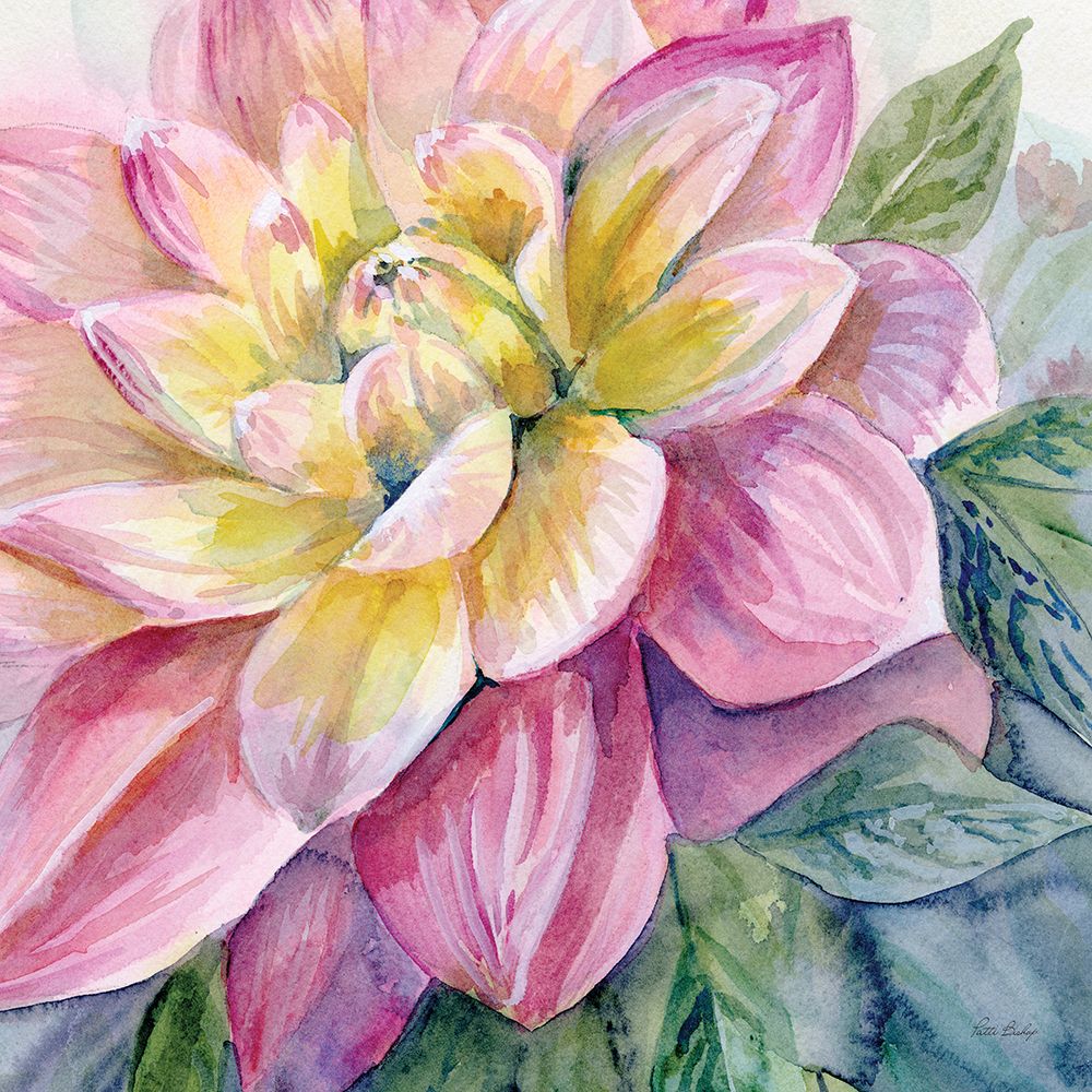 Dahlia Pink 3 art print by Patti Bishop for $57.95 CAD