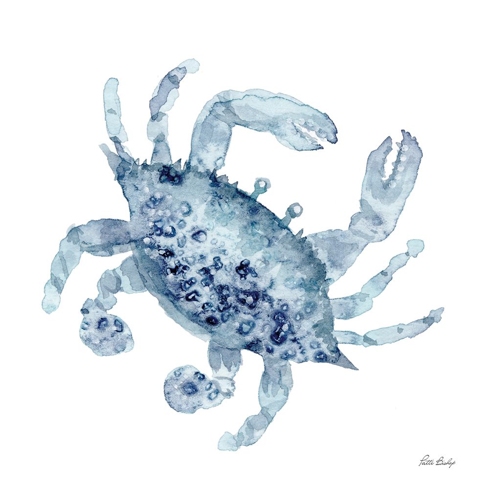 Blue Crab art print by Patti Bishop for $57.95 CAD