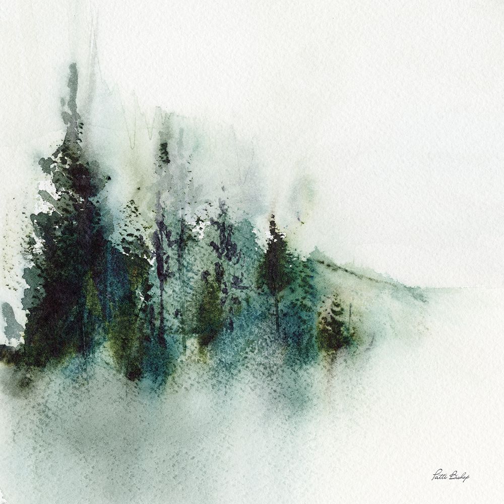 Pine Trees Landscape 1 art print by Patti Bishop for $57.95 CAD