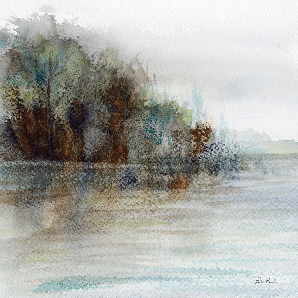 Trees On Lake 1 art print by Patti Bishop for $57.95 CAD