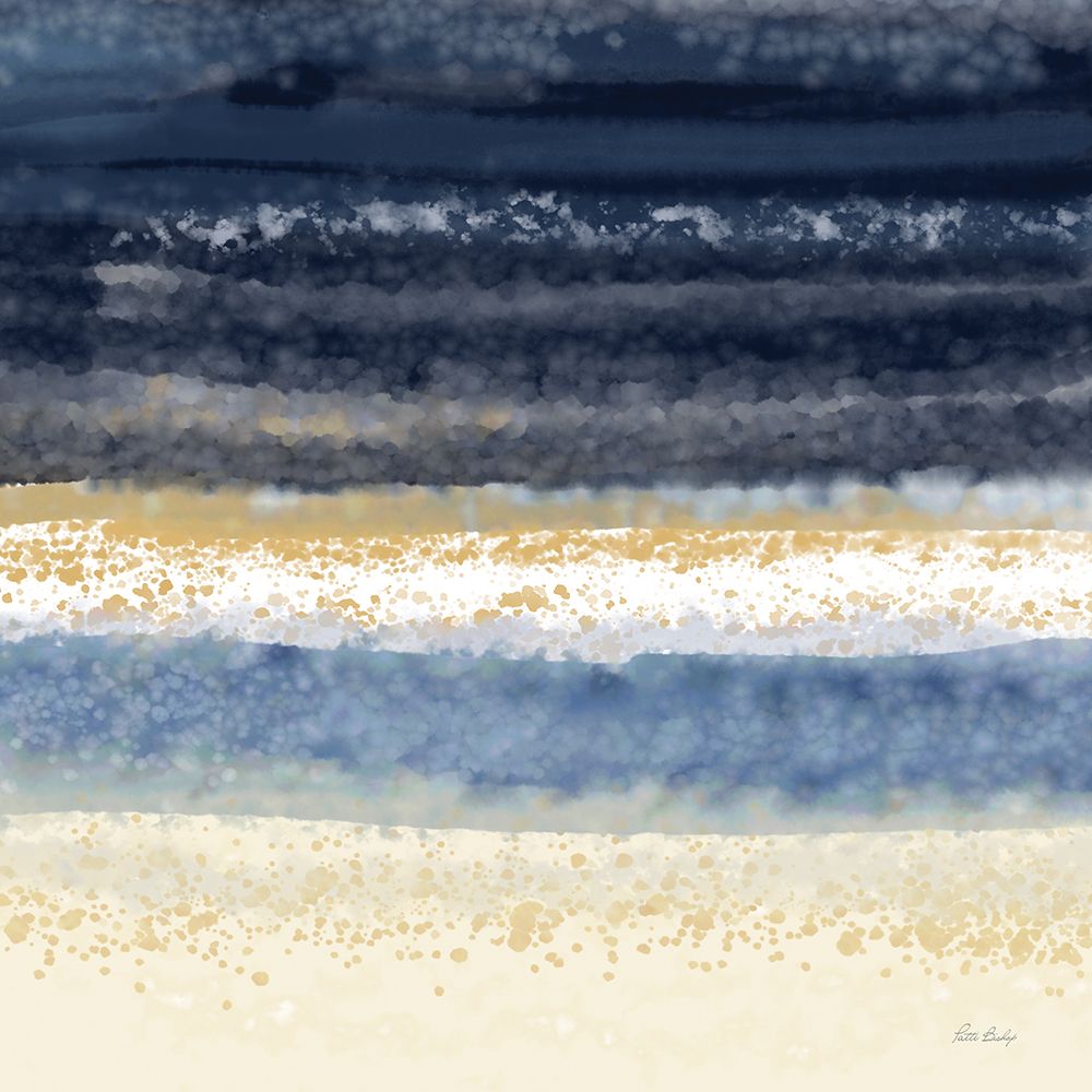 Abstract Midnight Blue 2 art print by Patti Bishop for $57.95 CAD