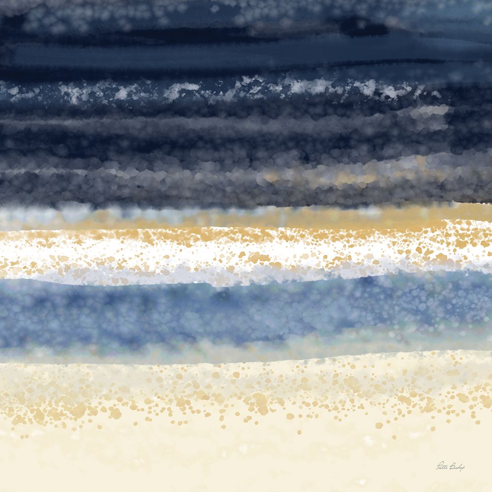 Abstract Midnight Blue 3 art print by Patti Bishop for $57.95 CAD