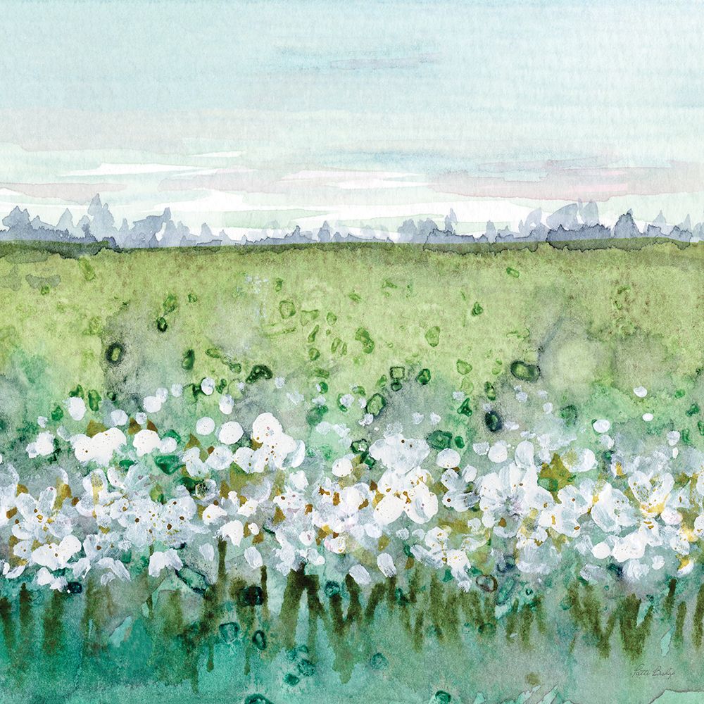 Abstract White Field 1 art print by Patti Bishop for $57.95 CAD