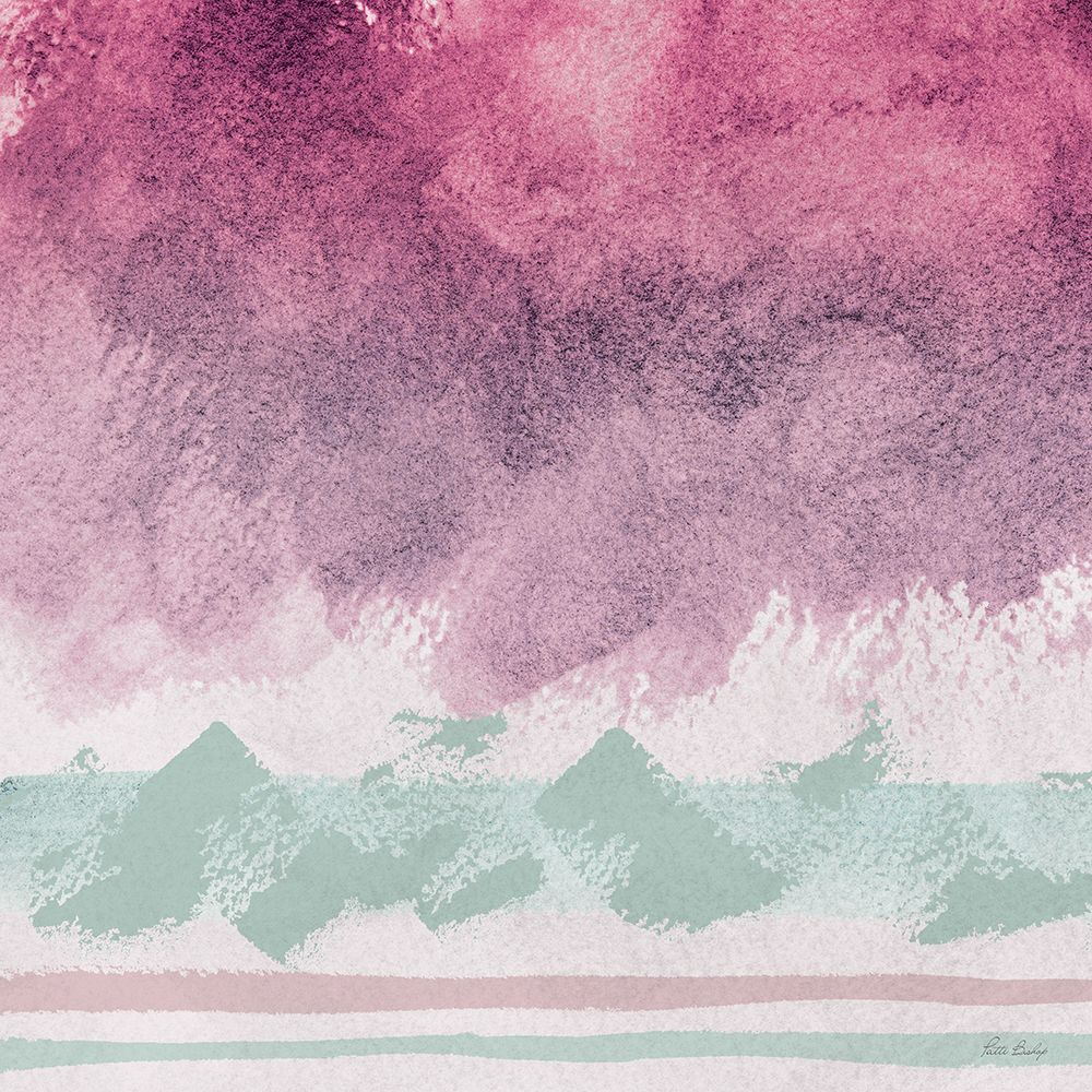Pink Green Modern 1 art print by Patti Bishop for $57.95 CAD
