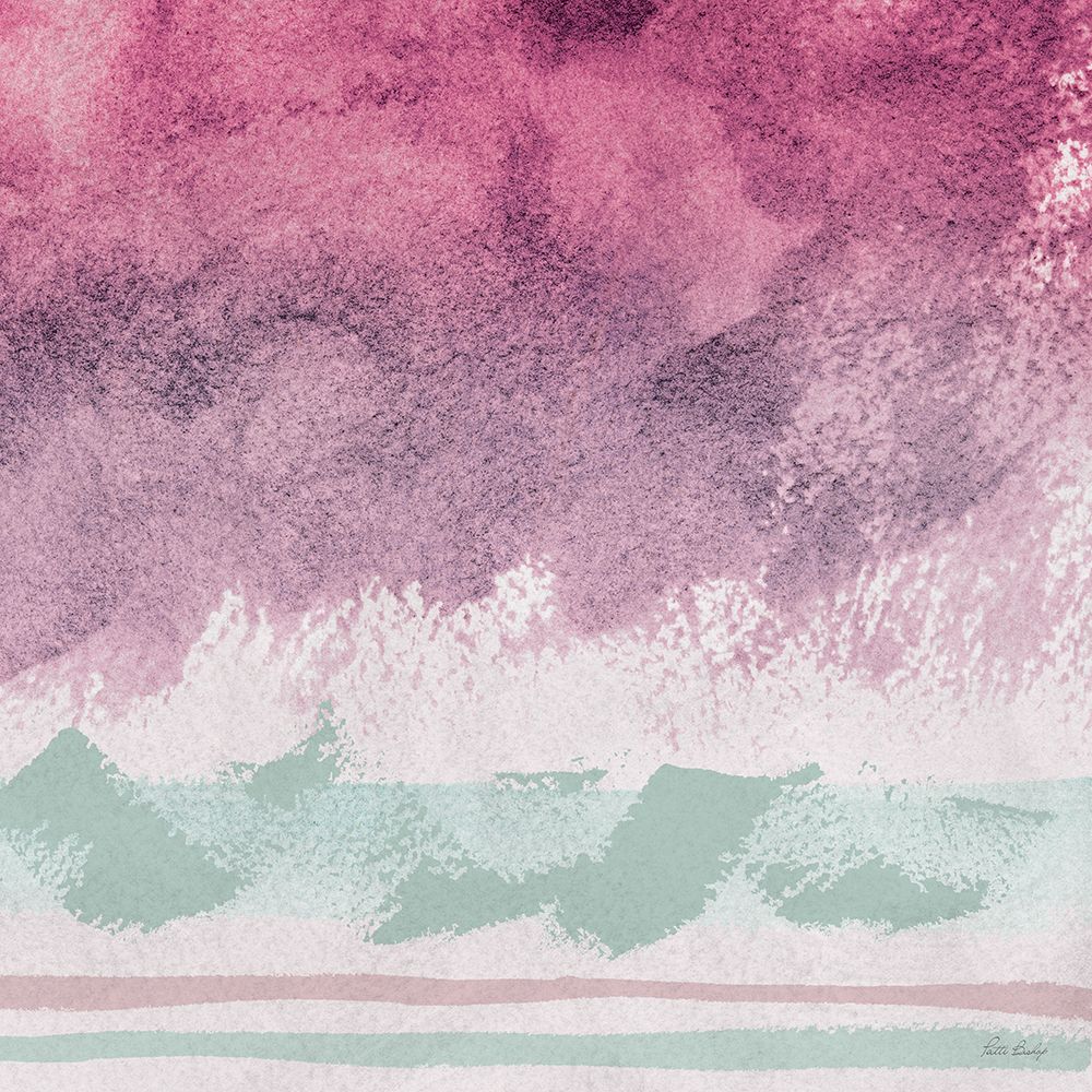 Pink Green Modern 2 art print by Patti Bishop for $57.95 CAD