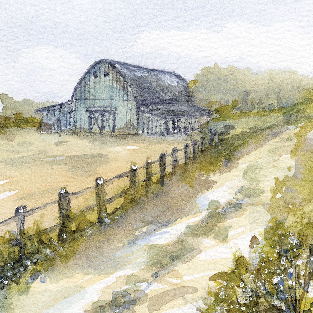 Barnand Lane 2 art print by Patti Bishop for $57.95 CAD