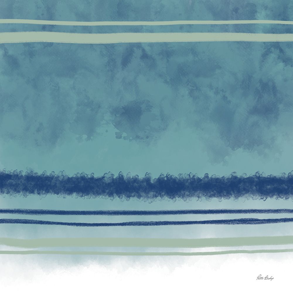 Teal Stripes art print by Patti Bishop for $57.95 CAD