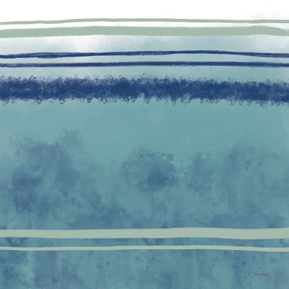 Teal Stripes 2 art print by Patti Bishop for $57.95 CAD