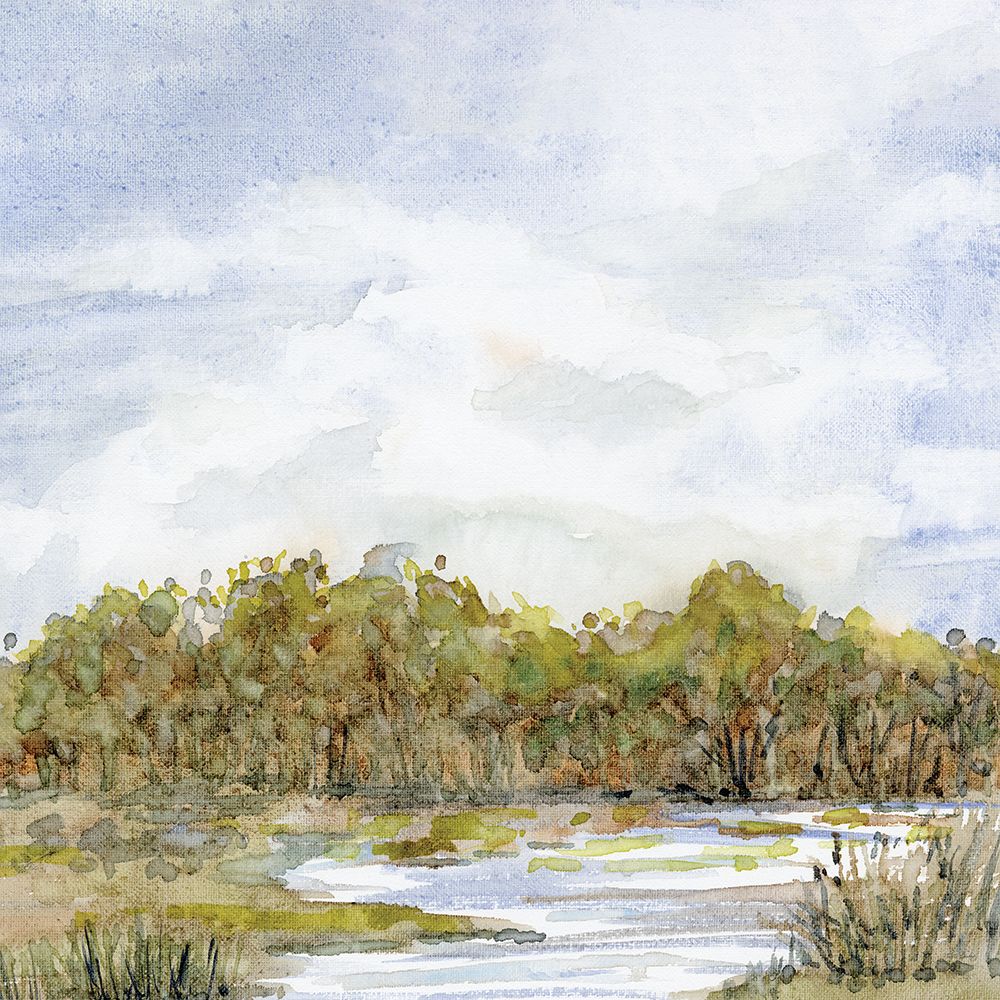 Trees On Marsh 1 art print by Patti Bishop for $57.95 CAD