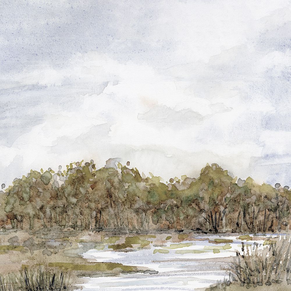 Trees On Marsh 2 art print by Patti Bishop for $57.95 CAD