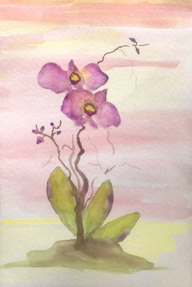 Orchid Trio 1 art print by Debbie Pearson for $57.95 CAD