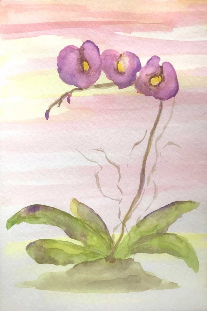 Orchid Trio 2 art print by Debbie Pearson for $57.95 CAD