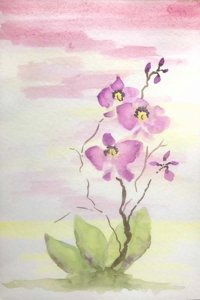 Orchid Trio 3 art print by Debbie Pearson for $57.95 CAD
