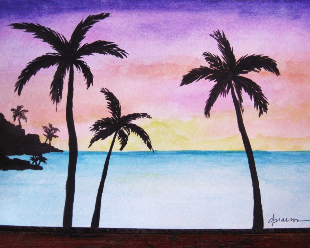 Tropical Palms 1 art print by Debbie Pearson for $57.95 CAD