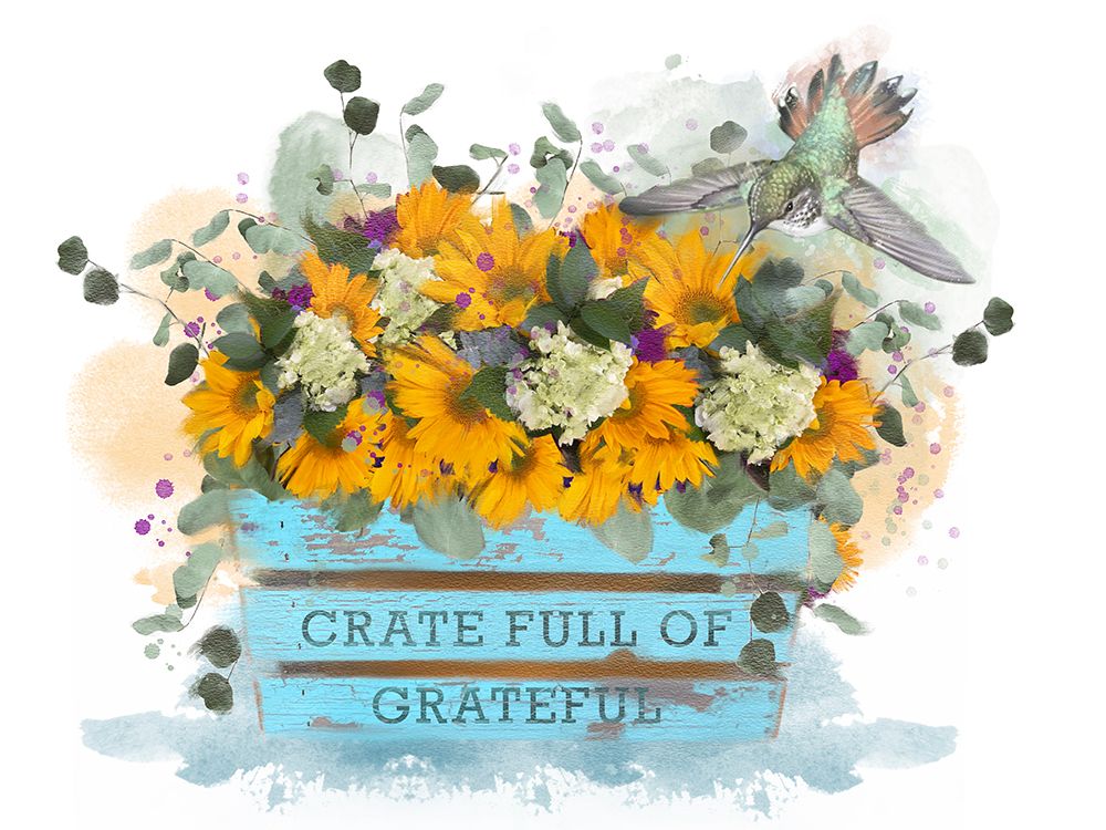 Crate Full Of Grateful art print by Matthew Piotrowicz for $57.95 CAD