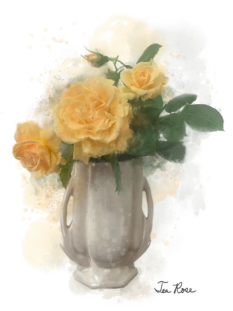 Vintage Vase Ivory art print by Matthew Piotrowicz for $57.95 CAD