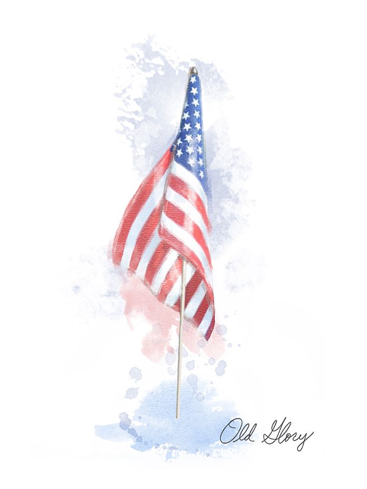 Patriotic American Flag Old Glory art print by Matthew Piotrowicz for $57.95 CAD