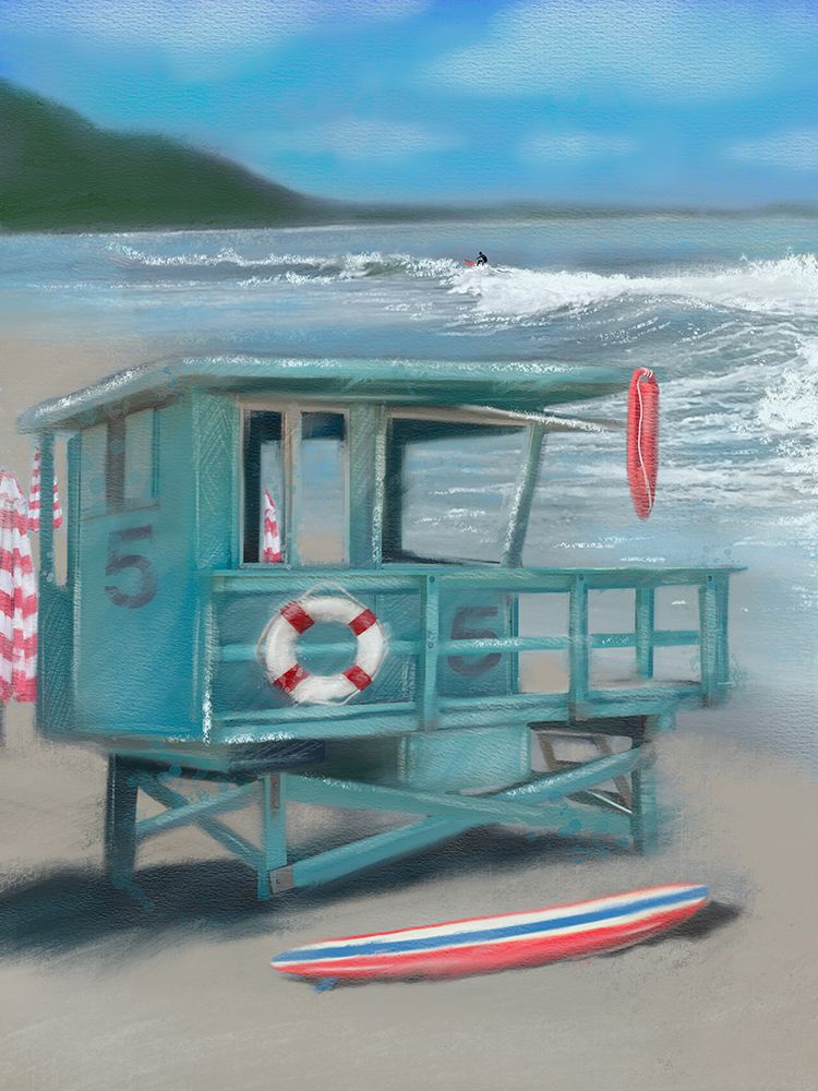 Lifeguard Stand art print by Matthew Piotrowicz for $57.95 CAD