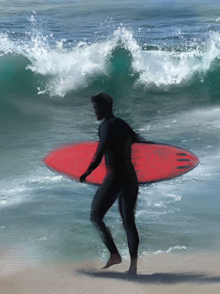Cali Living Surfer Guy art print by Matthew Piotrowicz for $57.95 CAD