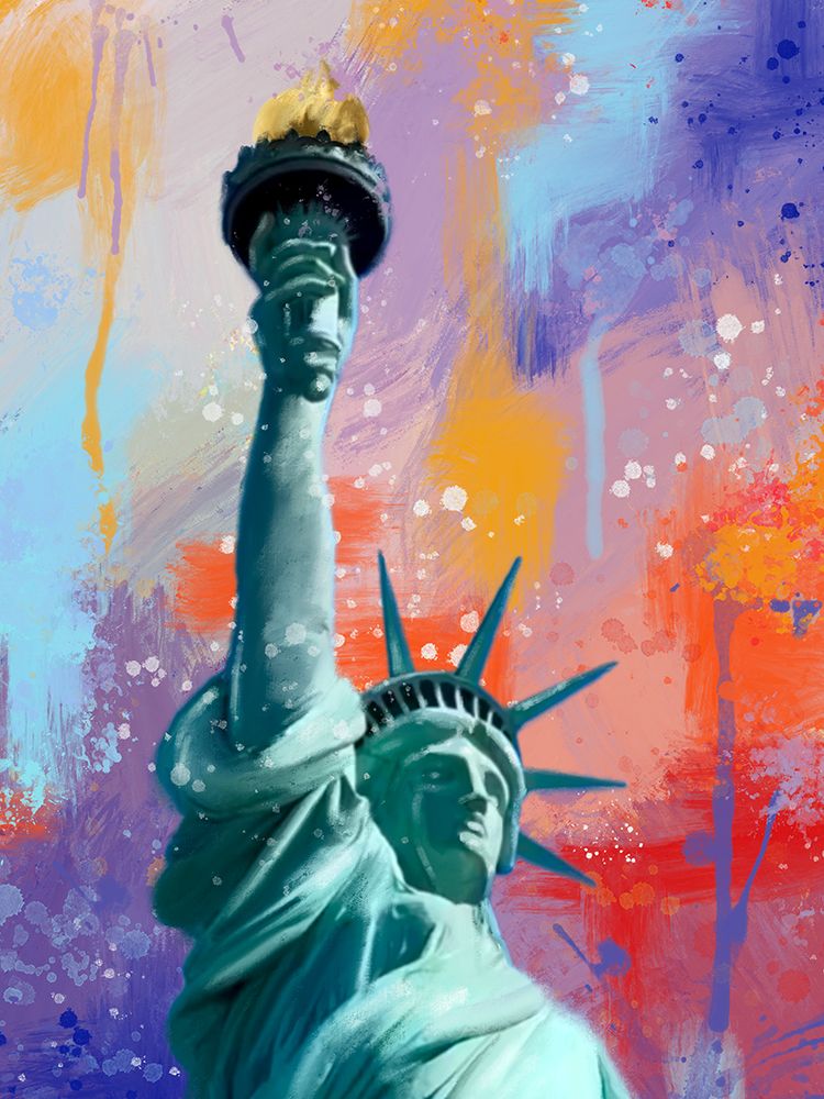 Bold Statue Of Liberty art print by Matthew Piotrowicz for $57.95 CAD