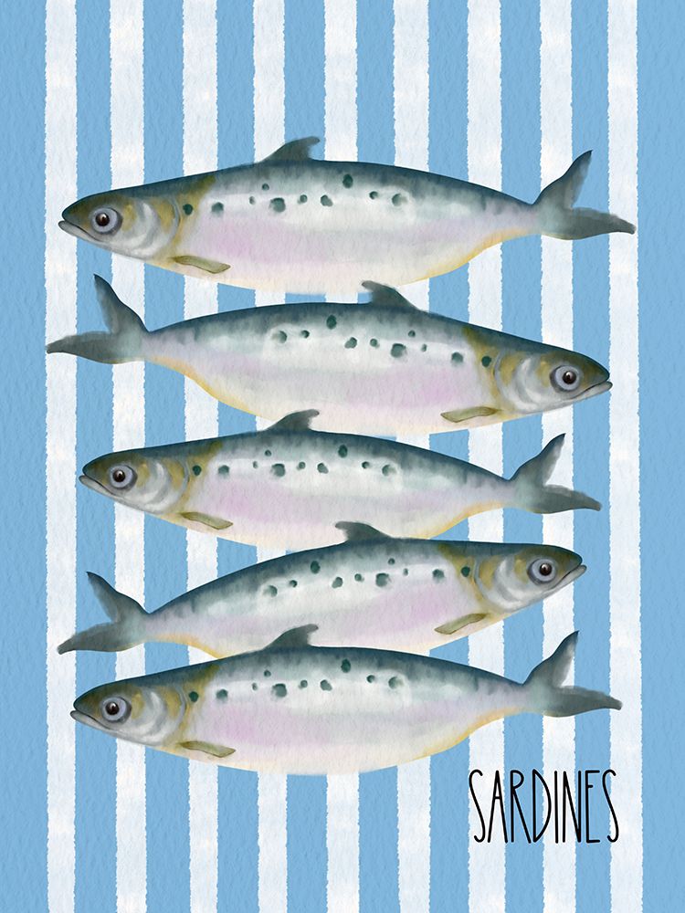 Sardines art print by Matthew Piotrowicz for $57.95 CAD