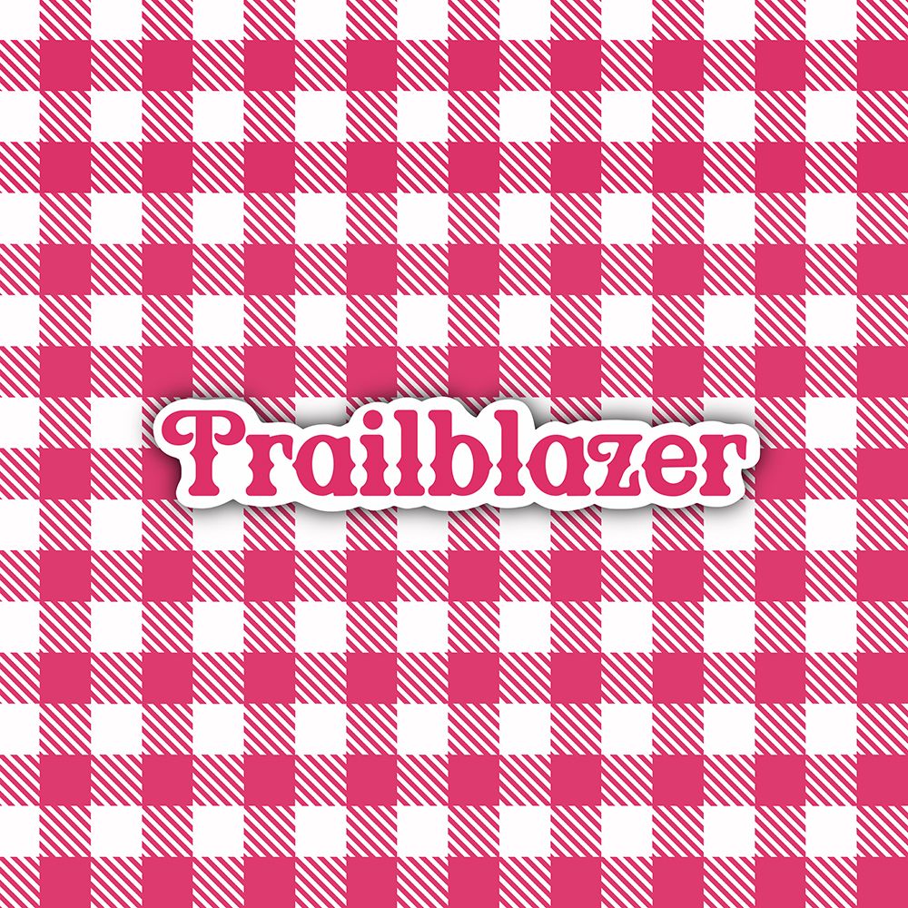 Pink Plaid Trailblazer art print by Matthew Piotrowicz for $57.95 CAD