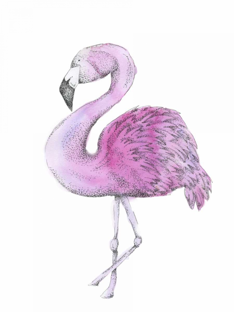 Flamingo art print by Pam Varacek for $57.95 CAD
