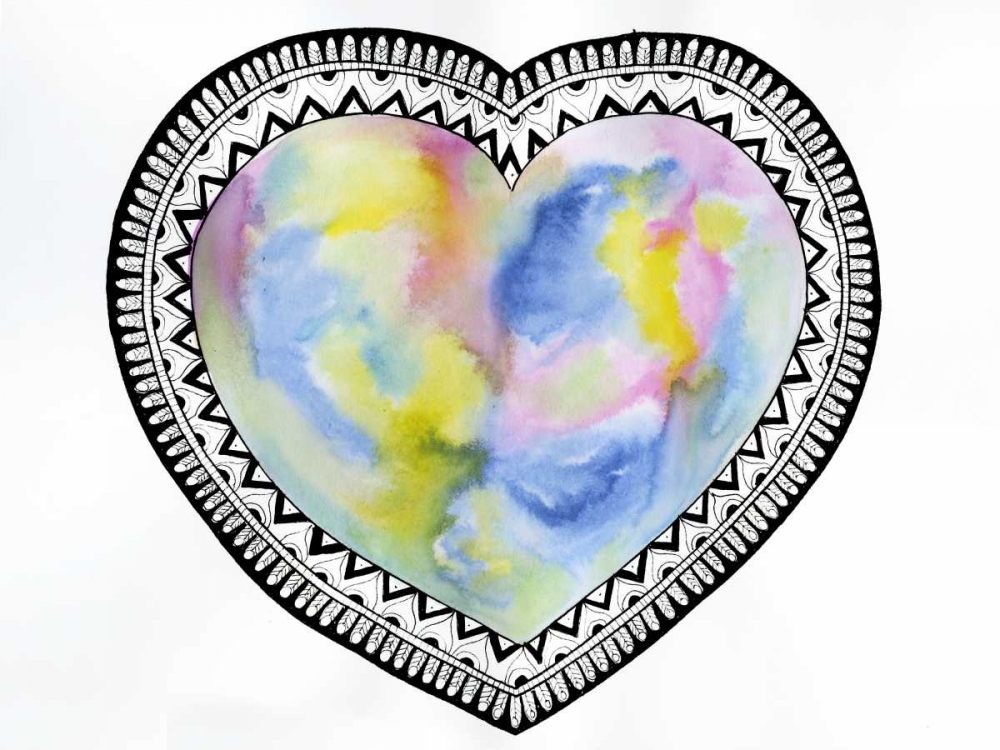 Tribal Heart art print by Pam Varacek for $57.95 CAD