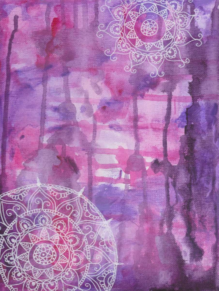 Purple Positive Vibes art print by Pam Varacek for $57.95 CAD