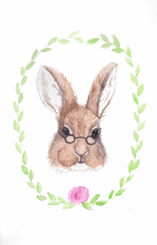 Bespectacled Bunny art print by Pam Varacek for $57.95 CAD