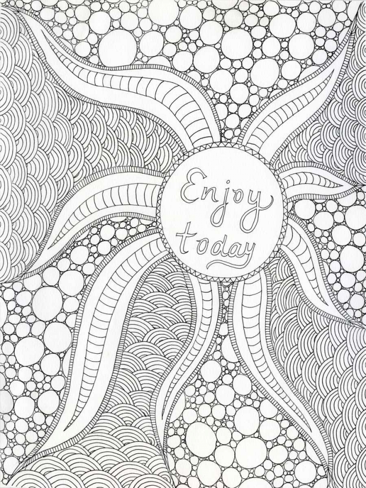 Enjoy Today art print by Pam Varacek for $57.95 CAD