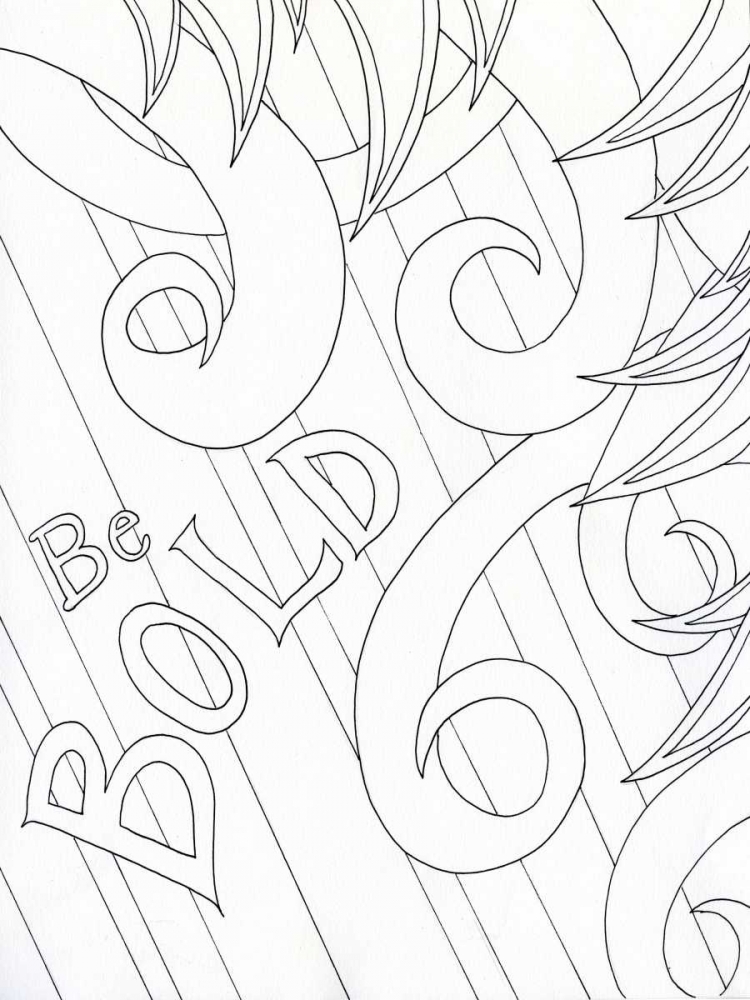Be Bold art print by Pam Varacek for $57.95 CAD