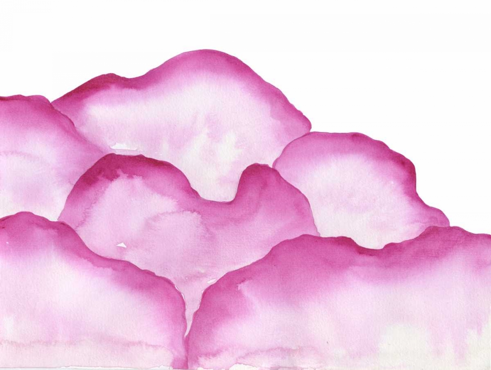Crimson Mountains 1 art print by Pam Varacek for $57.95 CAD