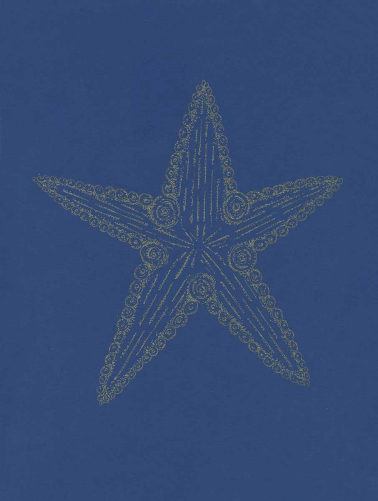 Glowing Indigo Starfish art print by Pam Varacek for $57.95 CAD