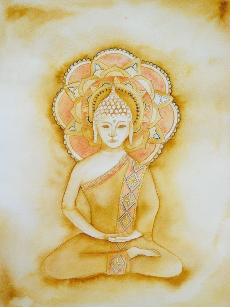 Natural Buddha art print by Pam Varacek for $57.95 CAD